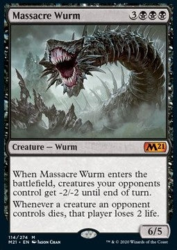 Massacre Wurm - Core 2021 (Mythic) [M21-114]