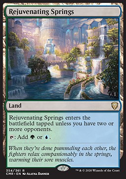 Rejuvenating Springs⁣ - Commander Legends⁣ (Rare)⁣ [354]