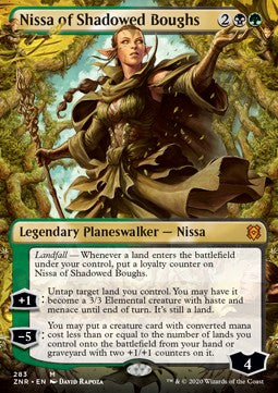 Nissa of Shadowed Boughs - Zendikar Rising: Extras (Mythic) [XZNR-283]