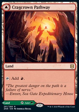 Cragcrown Pathway // Timbercrown Pathway - Zendikar Rising (Rare) [ZNR-261]