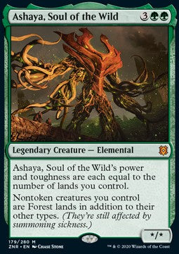 Ashaya, Soul of the Wild - Zendikar Rising (Mythic) [ZNR-179]