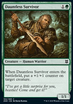 Dauntless Survivor - Zendikar Rising (Common) [ZNR-184]