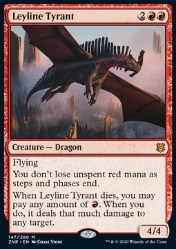 Leyline Tyrant⁣ - Zendikar Rising⁣ (Mythic)⁣ [147]