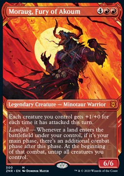 Moraug, Fury of Akoum - Zendikar Rising: Extras (Mythic) [XZNR-300]