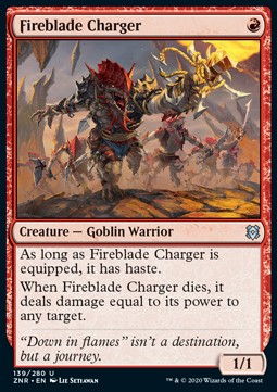 Fireblade Charger - Zendikar Rising (Uncommon) [ZNR-139]