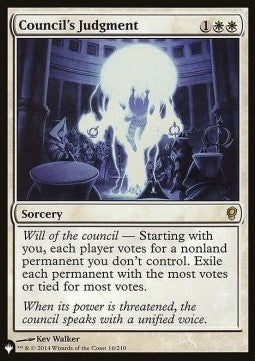 Council's Judgment - The List (Rare) [ZNL-16]