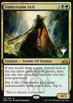 Underrealm Lich⁣ - Zendikar Rising: Promos⁣ (Mythic)⁣ [211]