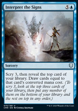 Interpret the Signs - Commander Legends (Uncommon) [CMR-75]