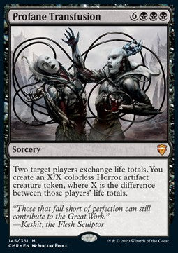 Profane Transfusion⁣ - Commander Legends⁣ (Mythic)⁣ [145]