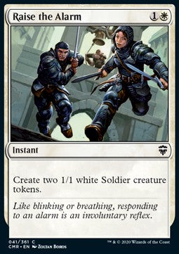Raise the Alarm - Commander Legends (Common) [CMR-41]