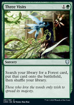 Three Visits⁣ - Commander Legends⁣ (Uncommon)⁣ [261]