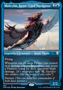 Malcolm, Keen-Eyed Navigator⁣ - Commander Legends: Extras⁣ (Uncommon)⁣ [560]