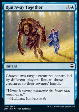Run Away Together - Commander Legends (Common) [CMR-87]