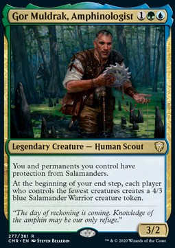 Gor Muldrak, Amphinologist⁣ - Commander Legends⁣ (Rare)⁣ [277]
