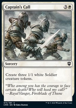 Captain's Call - Commander Legends (Common) [CMR-15]