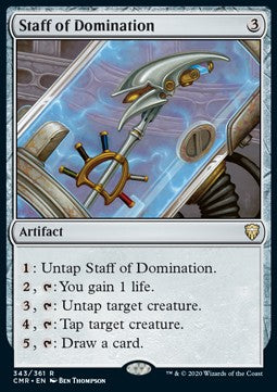 Staff of Domination⁣ - Commander Legends⁣ (Rare)⁣ [343]