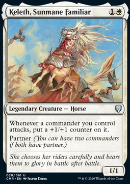 Keleth, Sunmane Familiar - Commander Legends (Uncommon) [CMR-28]