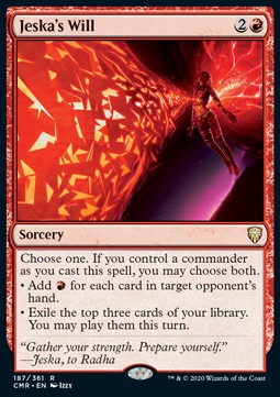 Jeska's Will - Commander Legends (Rare) [CMR-187]