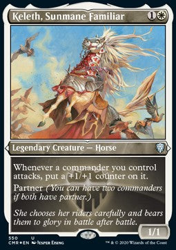 Keleth, Sunmane Familiar⁣ - Commander Legends: Extras⁣ (Uncommon)⁣ [550]