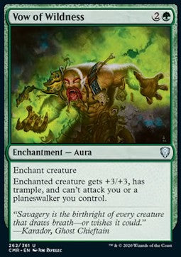 Vow of Wildness - Commander Legends (Uncommon) [CMR-262]