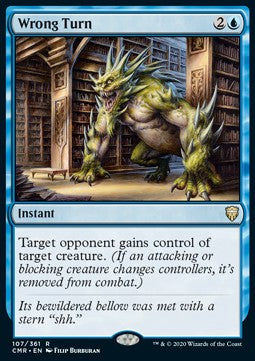 Wrong Turn - Commander Legends (Rare) [CMR-107]