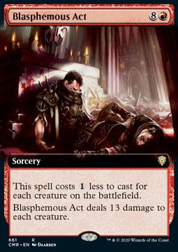 Blasphemous Act⁣ - Commander Legends: Extras⁣ (Rare)⁣ [661]
