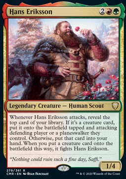 Hans Eriksson⁣ - Commander Legends⁣ (Rare)⁣ [279]