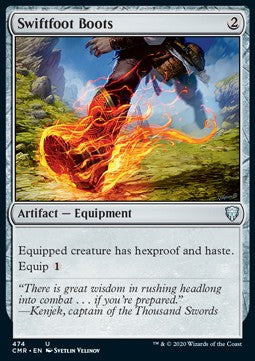 Swiftfoot Boots (V.1) - Commander Legends: Extras (Uncommon) [XCMR-474]
