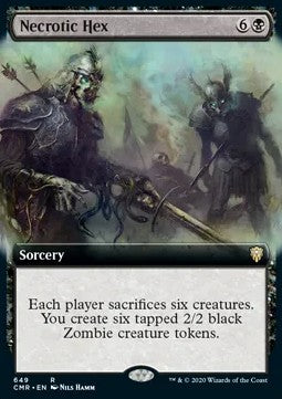 Necrotic Hex - Commander Legends: Extras (Rare) [XCMR-649]
