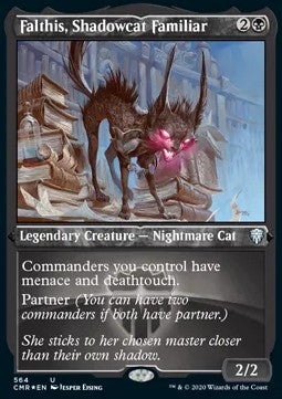 Falthis, Shadowcat Familiar⁣ - Commander Legends: Extras⁣ (Uncommon)⁣ [564]