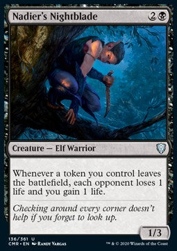 Nadier's Nightblade - Commander Legends (Uncommon) [CMR-136]