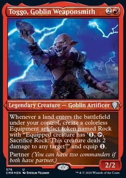 Toggo, Goblin Weaponsmith⁣ - Commander Legends: Extras⁣ (Uncommon)⁣ [576]