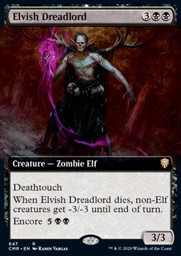 Elvish Dreadlord⁣ - Commander Legends: Extras⁣ (Rare)⁣ [647]