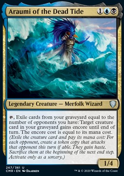 Araumi of the Dead Tide⁣ - Commander Legends⁣ (Uncommon)⁣ [267]