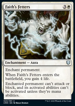 Faith's Fetters - Commander Legends (Uncommon) [CMR-20]
