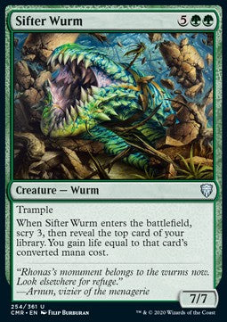 Sifter Wurm - Commander Legends (Uncommon) [CMR-254]