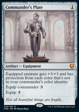 Commander's Plate⁣ - Commander Legends⁣ (Mythic)⁣ [305]