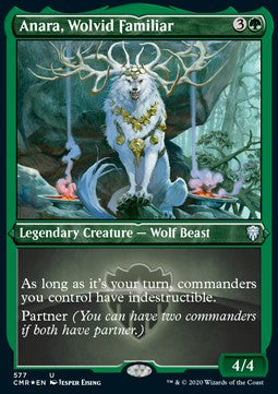 Anara, Wolvid Familiar⁣ - Commander Legends: Extras⁣ (Uncommon)⁣ [577]