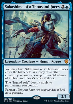 Sakashima of a Thousand Faces - Commander Legends (Mythic) [CMR-89]