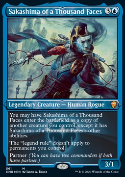 Sakashima of a Thousand Faces⁣ - Commander Legends: Extras⁣ (Mythic)⁣ [561]