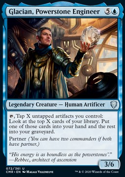 Glacian, Powerstone Engineer - Commander Legends (Uncommon) [CMR-72]
