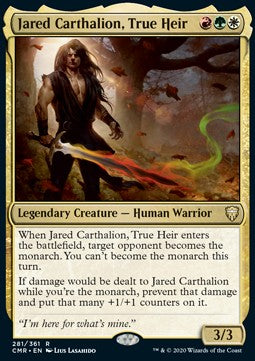 Jared Carthalion, True Heir - Commander Legends (Rare) [CMR-281]