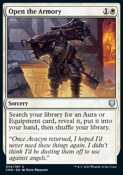Open the Armory - Commander Legends (Uncommon) [CMR-34]
