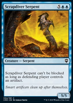 Scrapdiver Serpent - Commander Legends (Common) [CMR-94]