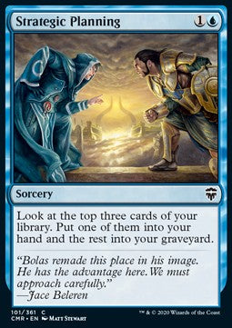Strategic Planning - Commander Legends (Common) [CMR-101]