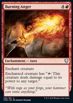 Burning Anger - Commander Legends (Uncommon) [CMR-166]