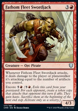 Fathom Fleet Swordjack - Commander Legends (Uncommon) [CMR-177]