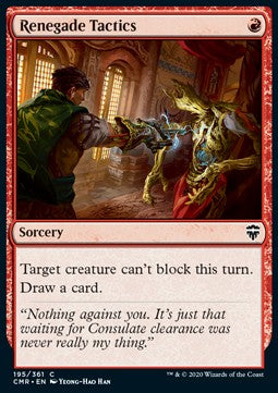 Renegade Tactics - Commander Legends (Common) [CMR-195]