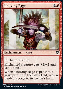 Undying Rage - Commander Legends (Common) [CMR-205]