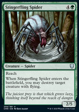 Stingerfling Spider - Commander Legends (Uncommon) [CMR-258]
